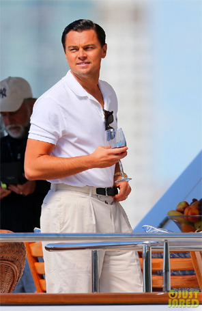 Veja Leonardo DiCaprio de cabelos pretos!