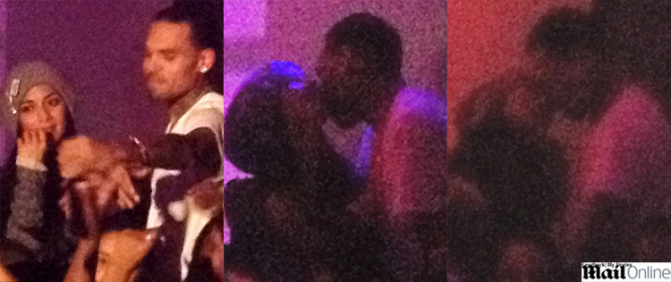 Chris Brown e Nicole Scherzinger teriam trocado beijos em festa, veja as fotos!