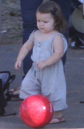 David Beckham conta que a filha Harper já joga bola
