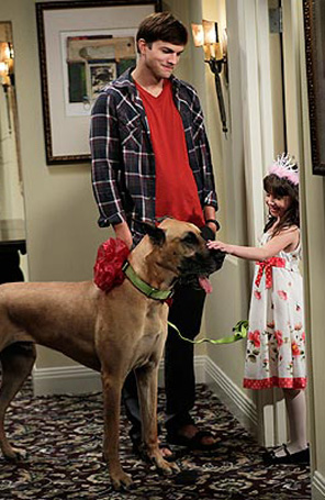 Walden compra cachorro em <i>Two and a Half Men</i>