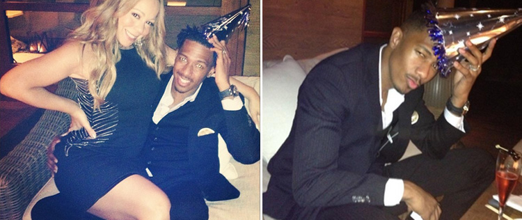 Mariah Carey comemora aniversário do marido