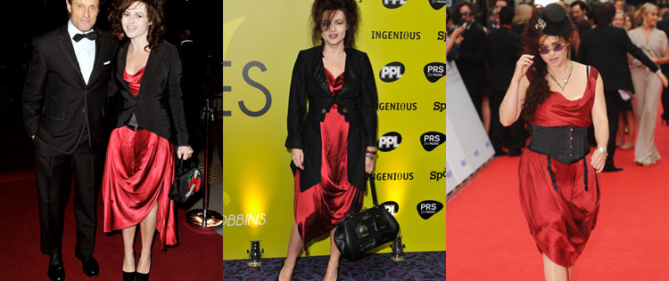 Como Kate Middleton, Helena Bonham Carter repete produções