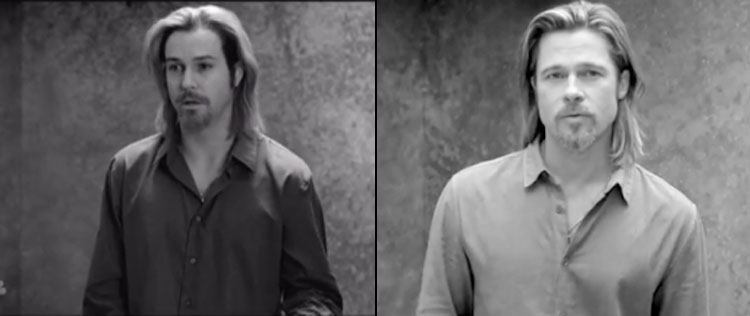 Brad Pitt ganha paródia de seu comercial em Saturday Night Live