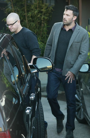 Matt Damon e Ben Affleck tem encontro de negócios