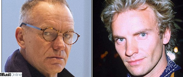 Sting mostra sinais da idade em aeroporto de Nova York