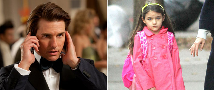 Suri Cruise passa o feriado de Ação de Graças com Tom Cruise