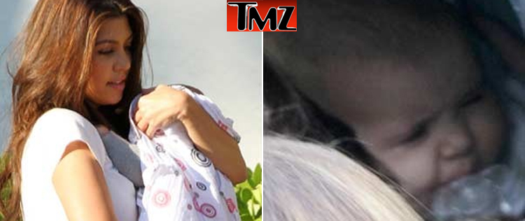 Conheça a filha recém-nascida de Kourtney Kardashian