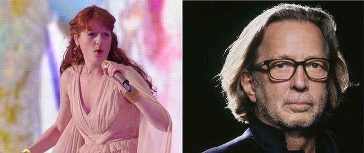Florence Welch e Eric Clapton farão participação em <i>show</i> dos <i>Rolling Stones</i>