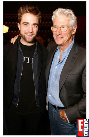 Richard Gere não sabia quão famoso Robert Pattinson era
