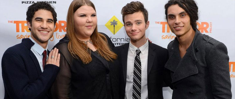 Elenco de <i>Glee</i> se reúne em evento