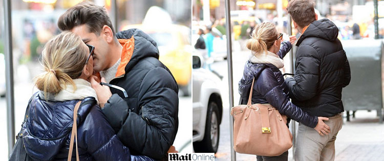 Scarlett Johansson é vista aos beijos com novo <i>affair</i>