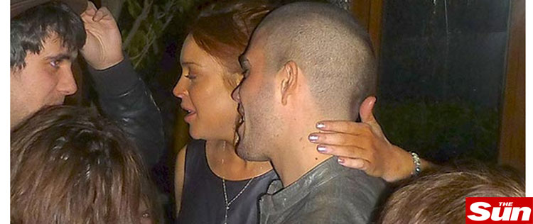 Lindsay Lohan aparece abraçada com músico do <i>The Wanted</i>