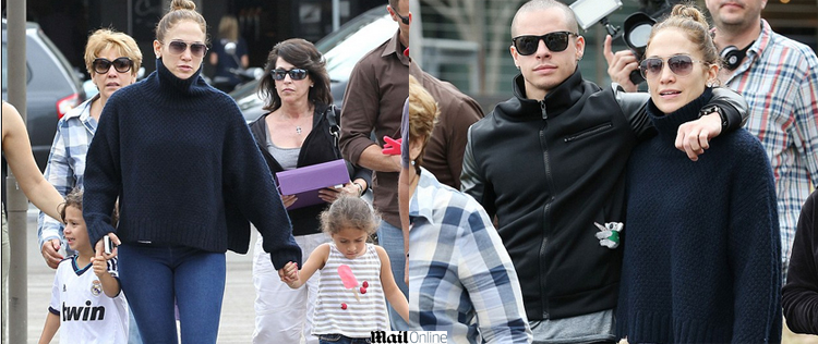 Jennifer Lopez leva os filhos para passear em iate na Austrália