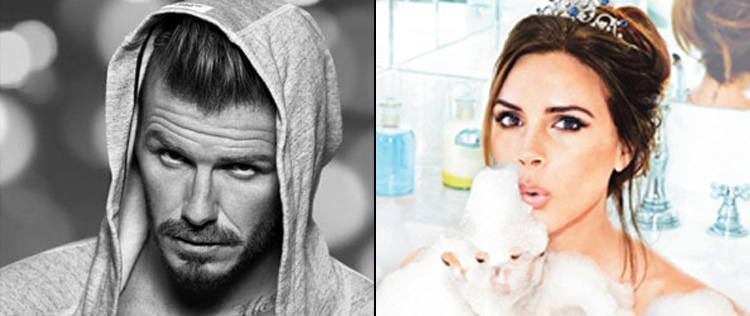 David Beckham compra pijama de seda para Victoria Beckham