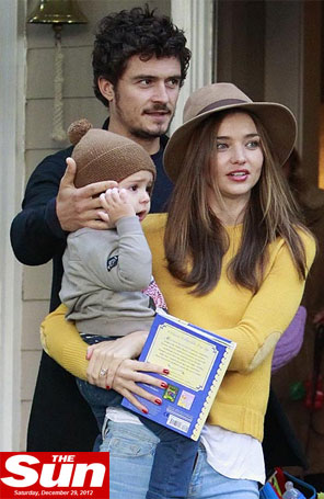 Depois de rumores sobre crise, Miranda Kerr e Orlando Bloom são vistos juntos pela primeira vez