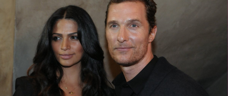 Matthew McConaughey e Camila Alves revelam nome do seu terceiro filho