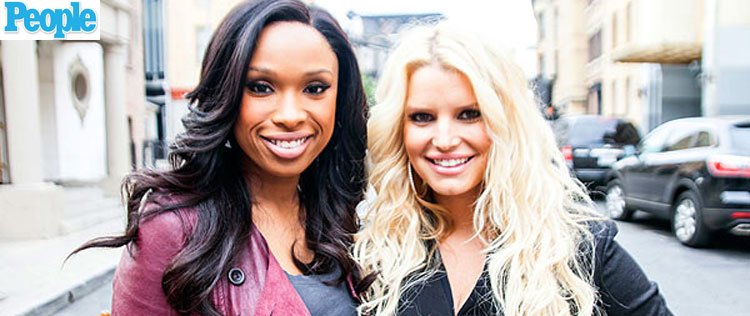 Jessica Simpson e Jennifer Hudson participam juntas de comercial