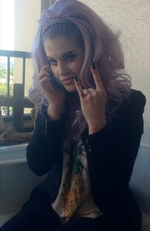 <i>- As pessoas ainda me acham gorda</i>, diz Kelly Osbourne