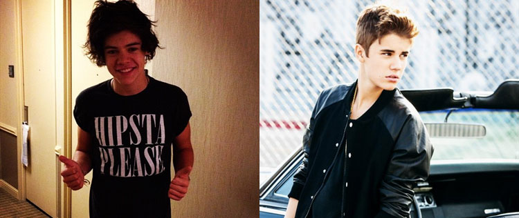 Justin Bieber e Harry Styles querem viajar para Las Vegas juntos