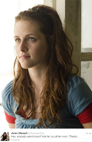 Kristen Stewart ignora mãe para ficar com Robert Pattinson