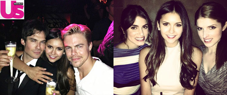Nina Dobrev comemora o aniversário com o namorado, Ian Somerhalder