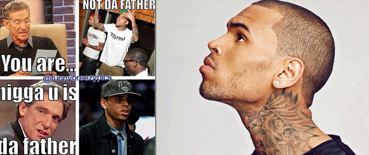 Chris Brown posta foto sugerindo que vai ser papai