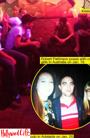 Robert Pattinson é flagrado em casa noturna depois de pedir um tempo para Kristen Stewart