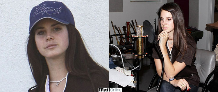 Lana Del Rey vai à estúdio de gravação sem maquiagem