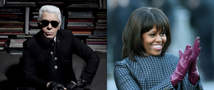 Karl Lagerfeld critica franja de Michelle Obama