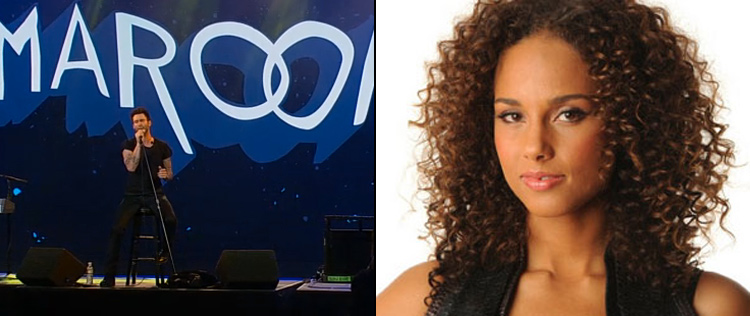Alicia Keys e <i>Maroon 5</i> vão se apresentar juntos no <i>Grammy Awards</i>