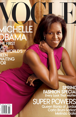 Michelle Obama posa para a <i>Vogue</i> novamente, diz <i>site</i>