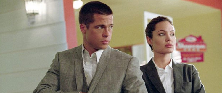 Brad Pitt e Angelina Jolie fazem aula de mandarim