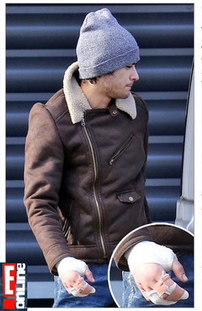 Zayn Malik explica machucado em sua mão