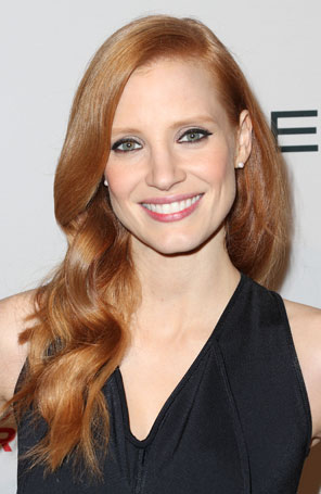 Jessica Chastain sonha com o vestido que vai usar no <i>Oscar</i>