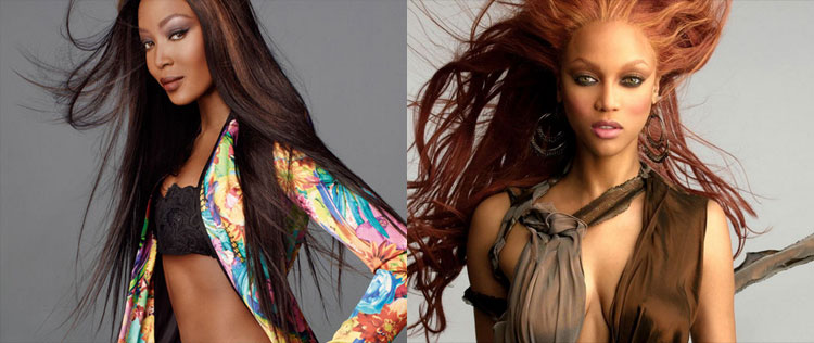 Naomi Campbell diz ser muito diferente de Tyra Banks