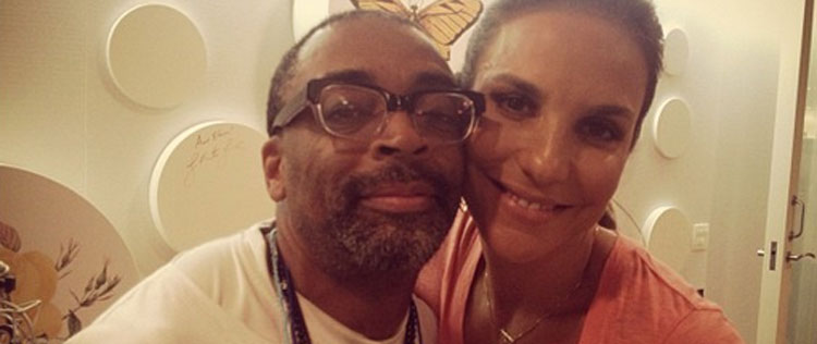 Ivete Sangalo recebe Spike Lee em sua casa