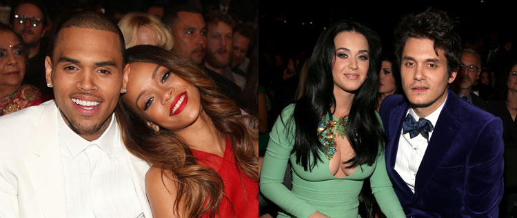 Katy Perry ignora Rihanna no <i>Grammy</i>