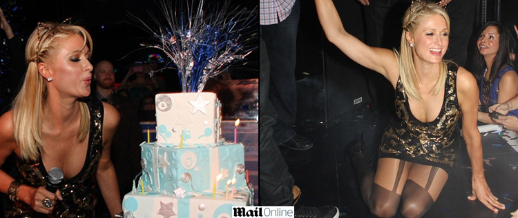 Paris Hilton dança até o chão em festa de aniversário, veja!