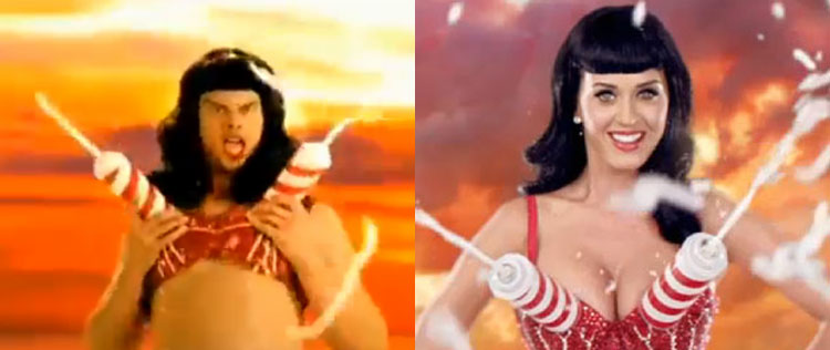 Josh Duhamel se veste de Katy Perry para promover <i>Kids Choice Awards</i>