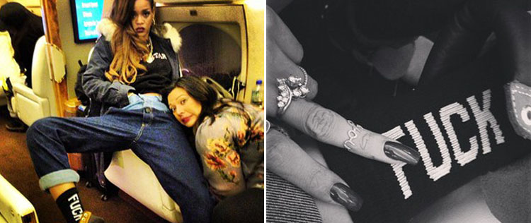 Rihanna divulga imagem provocante em rede social