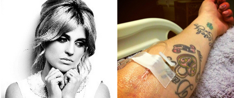 Após ser hospitalizada, Kelly Osbourne divulga foto em rede social