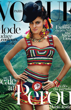 Isabeli Fontana posa no Peru para a <i>Vogue Paris</i>