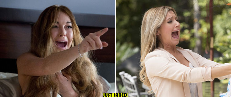Lindsay Lohan e Ashley Tisdale aparecem gritando em imagens de <i>Todo Mundo em Pânico 5</i>