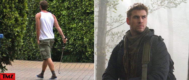 Apesar dos rumores, Liam Hemsworth é fotografado chegando à casa de Miley Cyrus