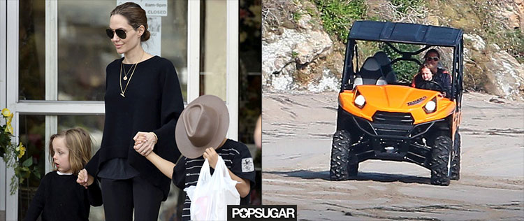 Angelina Jolie e Brad Pitt celebram o feriado de Páscoa com a família