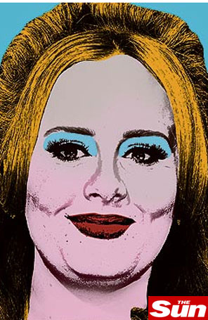 Adele compra obra de Andy Warhol