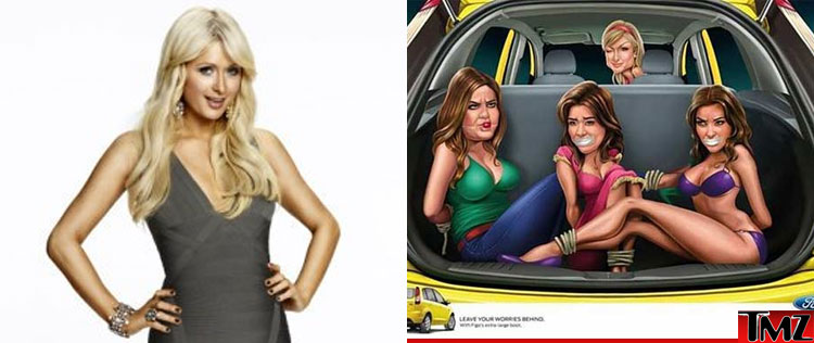 Paris Hilton rejeita propaganda de carro e reafirma amizade com as Kardashian