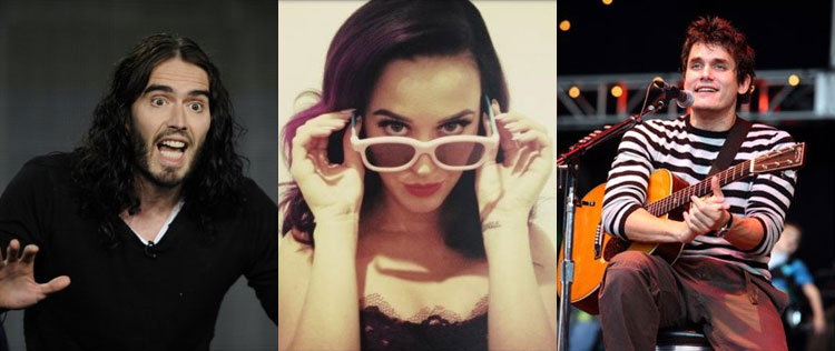 Russell Brand consola Katy Perry após o término com John Mayer