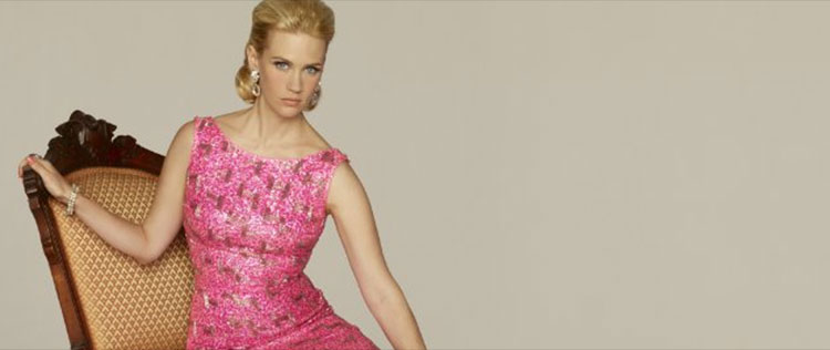 January Jones diz não saber <i>spoilers</i> de <i>Mad Men</i>