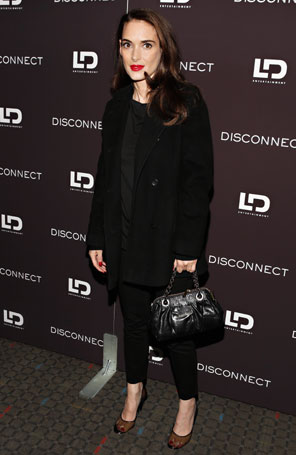 Winona Ryder reaparece em <i>première</i> de <i>Disconnect</i>, veja como ela está!